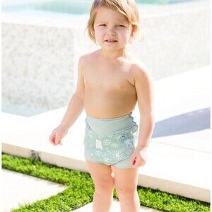 Splash About Happy Nappy Diaper – Baby Girl Swimwear, Sunny Bear, 3-6 Months